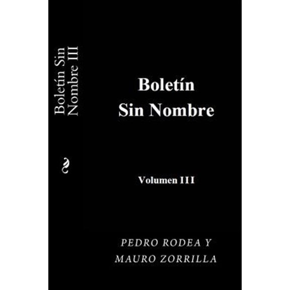 Pre-Owned Boletin sin Nombre III