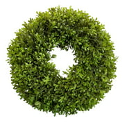 Regency Spring Boxwood Artificial Round Wreath 16"