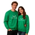 thumbnail image 5 of Oksale Xmas Sweatshirts for Men Women Plus Size Matching Christmas Pullover Soft Cozy Shirts for His Hers Winter Tops Green M, 5 of 9