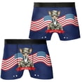 thumbnail image 3 of Happy Father's Day Honoring Veterans Toy Fox Terrier in Army Uniform All Over Print Boxer Briefs Underwear for Men Dad Dog Lover - 13007, 3 of 6