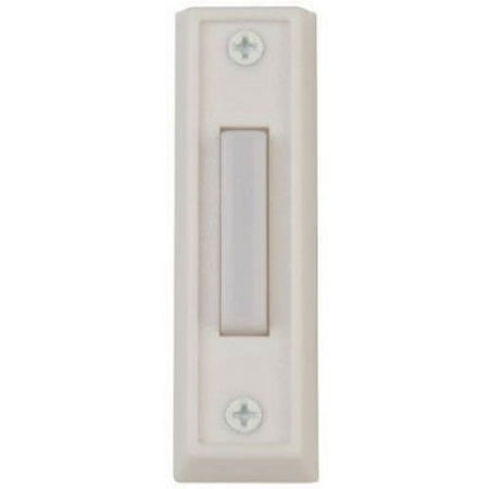 Thomas & Betts DH1408L Lighted White Door-Chime Push-Button With White Rectangular Housing for Wired Chime System price history on PriceWatchPro