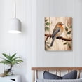 thumbnail image 3 of COMIO  Birds Canvas Wall Art for Bathroom Decor Cute Watercolor Bird Stand On Branch Painting Pictures Print Modern Artwork for Living Room Bedroom Farmhouse Home Decoration, 3 of 4