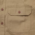 thumbnail image 6 of Bxsruta Mens Long Sleeve Shirts Casual Button Down Utility Shirts with Pockets, 6 of 6