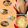 thumbnail image 3 of Air Fryer Liners Set 120Pcs Air Fryer Parchment Paper Liners with 100Pcs Gloves Non-Stick Air Fryer Paper Liner Waterproof Oil-proof Parchment Paper for Baking Cooking Roasting Microwave, 3 of 9