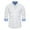 White, variant on Cathalem Men's Linen Shirts Solid Twill Classic Fit Shirt,Navy S