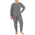 thumbnail image 4 of Fruit of the Loom Women's and Women's Plus Long Underwear Thermal Waffle Top and Bottom Set, 4 of 12