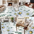 thumbnail image 5 of 5'x7' Area Rugs for Living Room Bedroom, Daisy Eucalyptus Washable Rug Carpet Runner Indoor Outdoor, Farmhouse Weeping Botanical Non Slip Floor Mats Area Rug for Kitchen, Nursery, 5 of 8