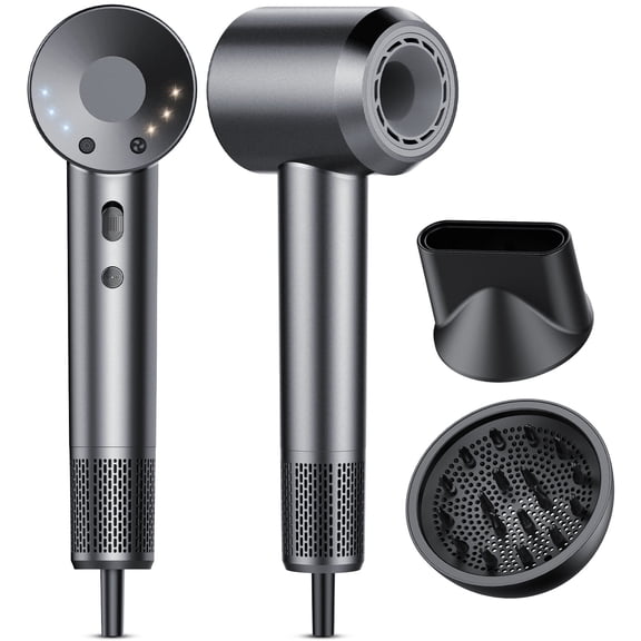 High Speed Hair Dryer,160,000 RPM Professional-Grade Upgraded Ion Hair Dryer with Low-Noise Function and Temperature Control