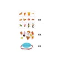 thumbnail image 2 of stanreset Desktop Waiter Game Guessing Food English Card Game Entertainment Toys, 2 of 6