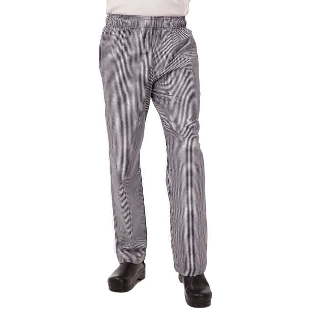 Pantalones holgados de chef Chef Works Small Check para hombre, tamaño 6XL