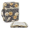 thumbnail image 2 of Xixirimido Bible Cover Case for Women, Large Bible Bag Bible Study Supplies Accessories Quilted Bible Carrying Cases with Handle Christian Gift, Retro Daisy Flower, 2 of 7