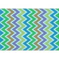 thumbnail image 1 of Ahgly Company Machine Washable Indoor Rectangle Transitional Green Area Rugs, 7' x 9', 1 of 7