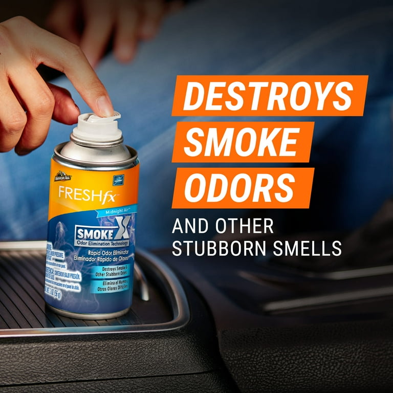 (2 pack) Armor All FRESH fx Smoke X Rapid Odor Eliminator – Midnight Air  Scent (2 ounces)