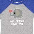 thumbnail image 4 of Inktastic Nana Loves Me for Grandkids Boys or Girls Baby Bodysuit, 4 of 5