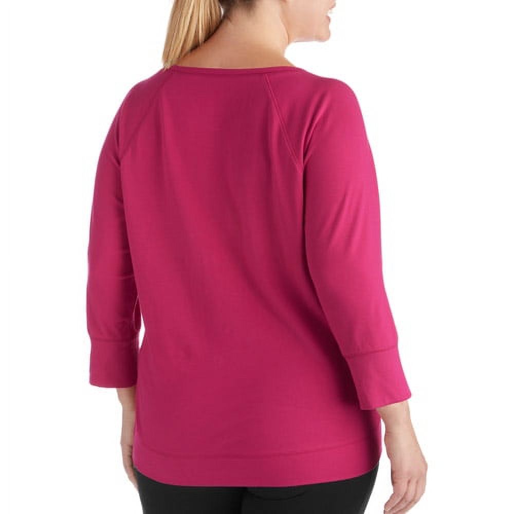 danskin 3 4 sleeve shirt