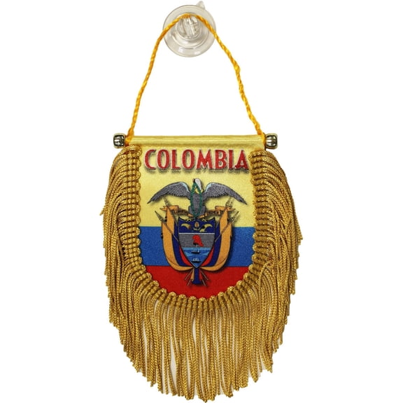 Colombia Window Hanging Flag (Shield)