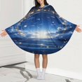 thumbnail image 4 of Mystic Night Sky with Fish And Stars Blanket Oversized Wearable Hooded Blanket Warm Throw Blanket Buttons Sweatshirt For Women Men Teens Flannel, 4 of 8