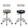 thumbnail image 5 of Fotbe Creative Transport Stool Covers Round,Waterproof Round Bar Stool Covers Bar Chair Covers Washable Stool Cushion Slipcover for 12-14 Inch Chair-, 5 of 7