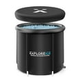 thumbnail image 2 of Explore Ice Bath Pro Max XL Athlete Cold Plunge Bath Tub, 2 Pack, Black, 2 of 11