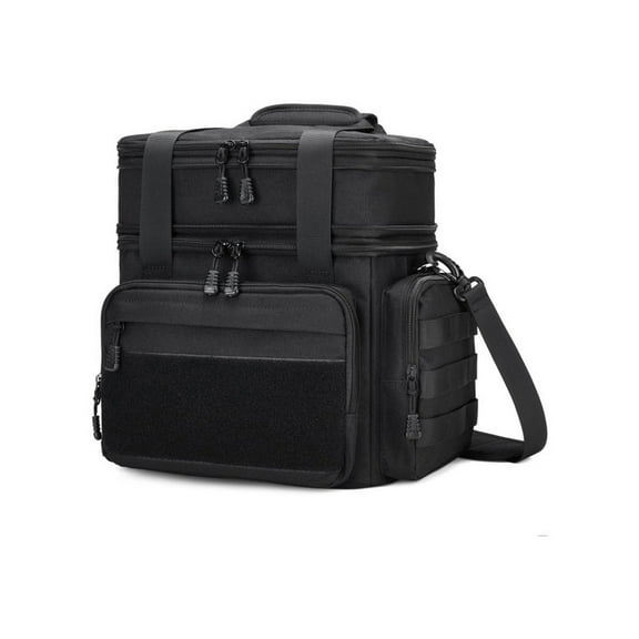 Cipaher Double Deck Insulated Lunch Box Expandable Large Lunch Bag