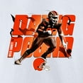 thumbnail image 4 of Men's Myles Garrett White Cleveland Browns Alternate Jersey Pack T-Shirt, 4 of 4