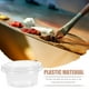thumbnail image 2 of WORGEOUS 100pcs 1 oz Portas de plástico desechables Tazas de porción transparente Contenedor con tapas para yogurt gelaty mousses, 2 of 9