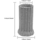thumbnail image 2 of Calcetines para silla, almohadilla antideslizante para patas de silla, gorro protector de suelo para mesa y muebles, 24 Uds. (gris), 2 of 5
