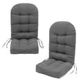 YEERSWAG 2pc 49x20x4.5 inch Adirondack Chair Cushion,Weather Resistant