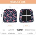 thumbnail image 3 of Pioneer Flower Seat Covers for Dining Room Chairs Set Of 6,Stretch Printed Washable Chair Seat Cover with Elastic Ties and Button,Removable Waterproof Couch Cushion Covers, 3 of 6