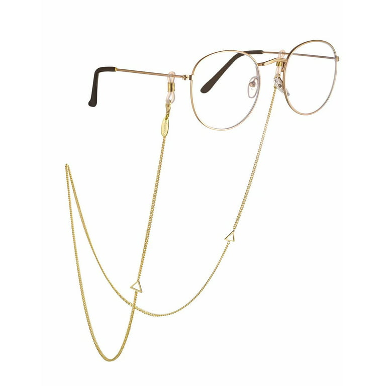 Fancy Ends for Eyeglass Chain / Holder - Gold Plated (6 Pair)
