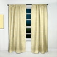 thumbnail image 2 of Designart 'Ornamental Retro Design III' Mid-Century Modern Curtain Panel, 2 of 5