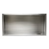 thumbnail image 3 of ALFI brand ABN2412-BSS 24 x 12 Brushed Stainless Steel Horizontal Single Shelf Bath Shower Niche, 3 of 11