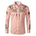 thumbnail image 4 of FINALGANG Boys Western Cowboy Shirt Kids Long Sleeve Shirts Printed Regular Fit Dress Shirt Boys' Button Down Shirts Western Festival Party Tops 10-11 Years, 4 of 4