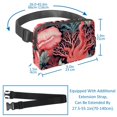 thumbnail image 3 of Coral Running Belt Fanny Pack Belt Bag with Extension Strap Lightweight Adjustable Unisex, 3 of 7