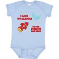 thumbnail image 3 of Inktastic I Love My Glamma to the Moon and Back Boys or Girls Baby Bodysuit, 3 of 5