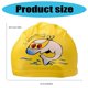 thumbnail image 3 of Children Swimming Hat for Kid Aged 2-10 PU Coating Water Resistant Swim Hat Comfortable Elastic Swim Hat for Long Hair sapphire., 3 of 4