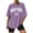 Purple, variant on Women Oversized T Shirt New York Printed Round Neck Drop Shoulder Tops 2026 Trendy Short Sleeve Tees