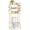 Gold With Towel Rack, variant on Over The Toilet Storage Rack, Metal 3 Tier Bathroom Organizer Shelf with Paper Holder and 3 Hooks, Freestanding Shelf Space Saver Above Toilet, White