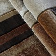 thumbnail image 3 of Ladole Rugs Adonis Vincenza Collection Geometric Elegant European Soft Area Rug Carpet in Beige Brown, 7x10 (6'5" x 9'5" , 200cm x 290cm), 3 of 5