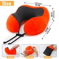 thumbnail image 5 of UNIWELL Neck Pillow for Traveling, Memory Foam Travel Pillow for Airplane Flight Headrest Sleep  with Eye Mask, Earplugs and Carry Bag, 5 of 7