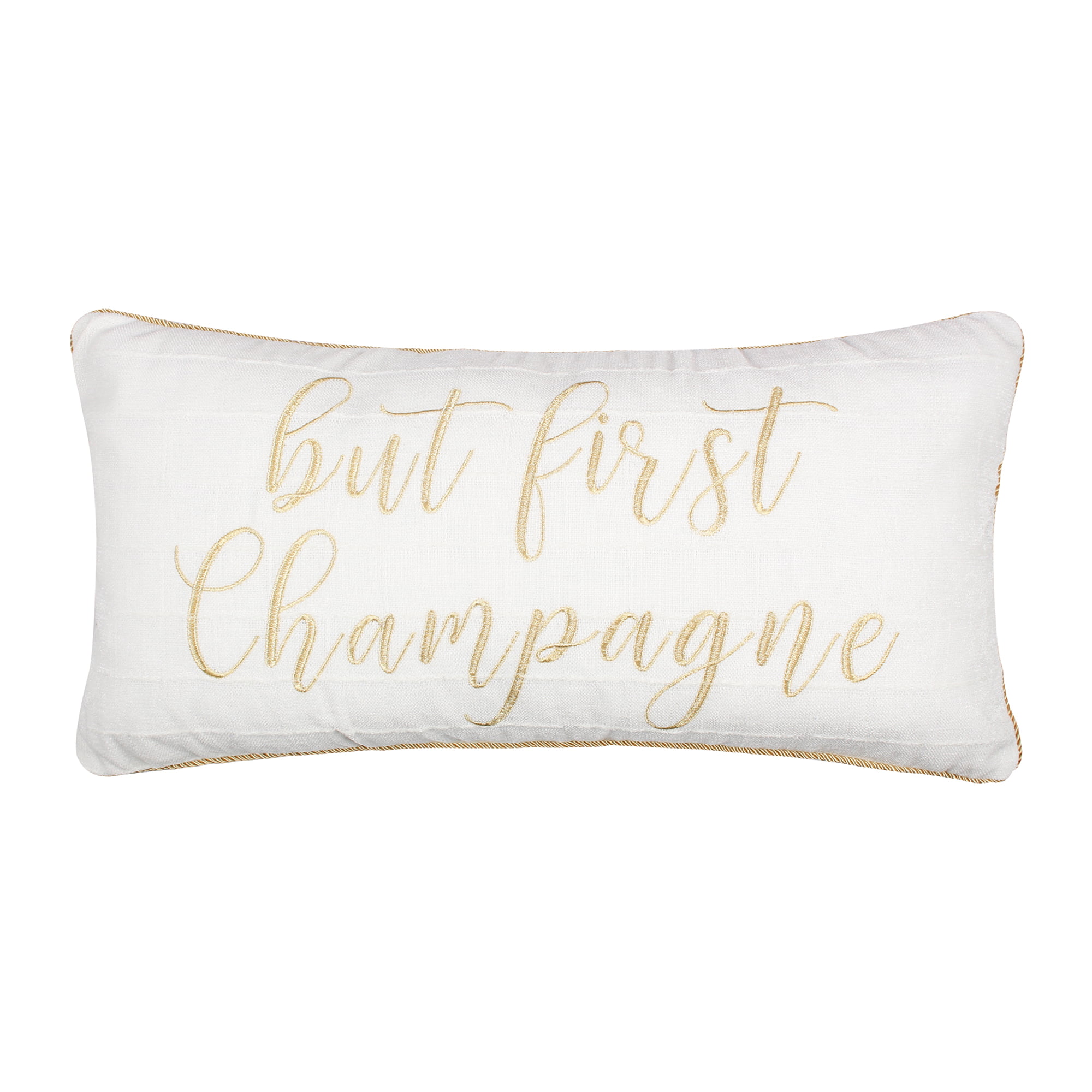 Lv Champagne Throw Pillow By Martina Pavlova