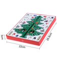 thumbnail image 2 of Mini Tabletop Christmas Tree Wooden 12In Christmas Tree Desktop Decoration Xmas Tree with 30 Ornaments Holiday Party Christmas Decoration Set(RL), 2 of 5