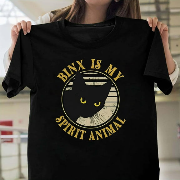 Retro 90s Thackery Binx Is My Spirit Animal Unisex T-Shirt, Hocus Pocus Halloween G1063, Up to Size 5XL