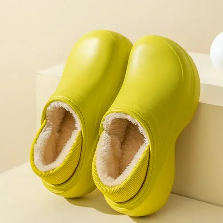 

Women‘s Waterproof Winter Warm Shoes Minimalist Faux Fur Lined Clogs Women‘s Footwear