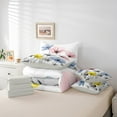 thumbnail image 5 of Feelyou Floral Bedding Comforter Set 7 Pieces for Teens Adult, Watercolor Full Bedding Set, Cartoon Flower Fitted Sheet Flat Sheet, Lightweight Bedroom Decorative, 5 of 7