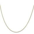 thumbnail image 2 of Auriga Fine Jewelry 14K Yellow Gold .7 mm Box Chain Necklace for Women 22", 2 of 6