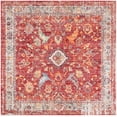 thumbnail image 2 of SAFAVIEH Bristol Xzavier Oriental Polyester Area Rug, Rose/Light Gray, 7' x 7' Square, 2 of 8