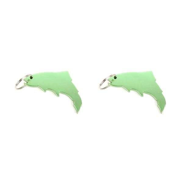 Eigraketly Abridor de botellas de vidrio en forma de pez tapa de bebida apertura reutilizable Camping barbacoa utensilios de cocina accesorios tipo 4 Tipo 4 2piezas Eigraketly CBP498937