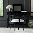 thumbnail image 2 of Butler Specialty Company Hathaway Upholstered 22.5"W Vanity Seat -Black Licorice, 2 of 8