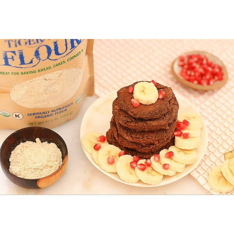 Tiger Nuts Flour - 1 Kilo Box (2.2 lbs) Gluten-Free, High Fiber, Gluten,  Non-Allergenic, AIP, Paleo Perfect 